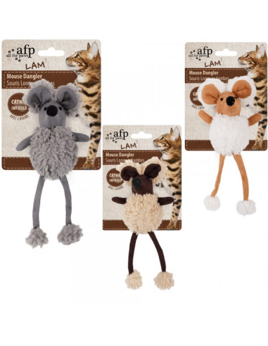 Brinquedo AFP Gato Mouse Dangler com catnip