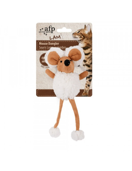 Brinquedo AFP Gato Mouse Dangler com catnip