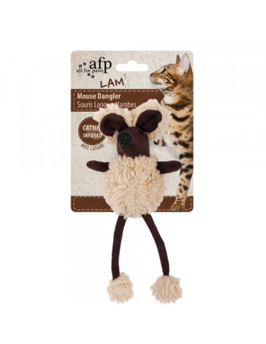 Brinquedo AFP Gato Mouse Dangler com catnip