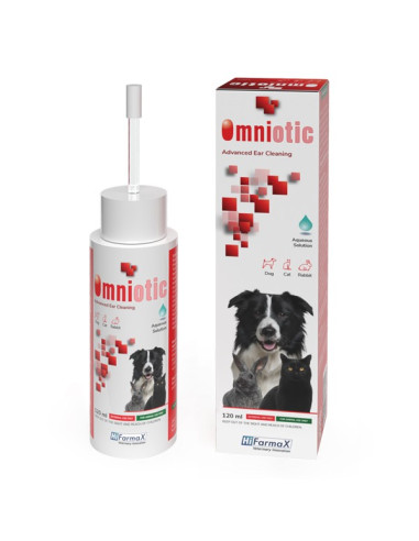 Omniótic - Saúde Auditiva p/ Cães e Gatos emb. 120ml