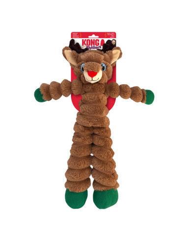 Brinquedo Kong Natal Peluche Shakers Crumples Rena - Xlarge (H24D188)