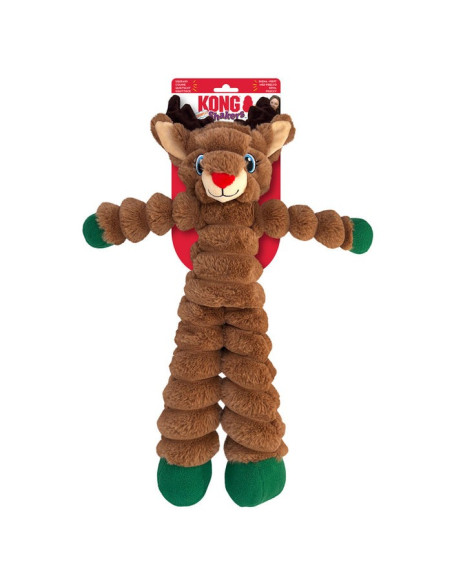 Brinquedo Kong Natal Peluche Shakers Crumples Rena - Xlarge (H24D188)