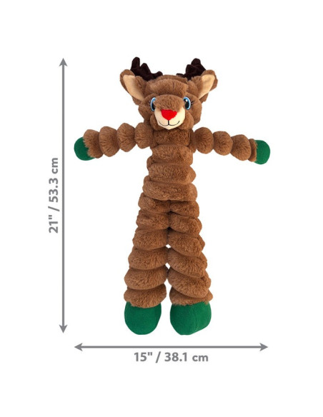 Brinquedo Kong Natal Peluche Shakers Crumples Rena - Xlarge (H24D188)