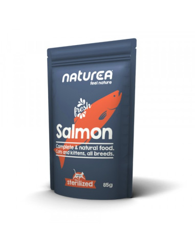 Naturea WetFoods Gato Esterilizado com Salmão 85gr