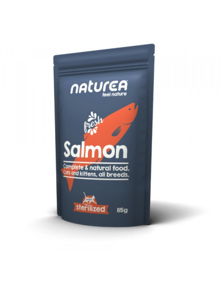 Naturea WetFoods Gato Esterilizado com Salmão 85gr