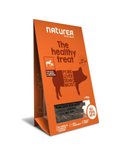 Naturea Snacks p/ Cão Pork Stomach 80gr (APROX.VALIDADE 29/05/18)