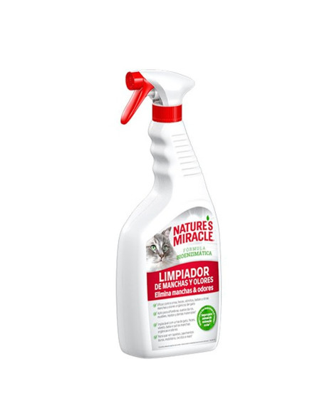 Nature's Miracle Eliminador de manchas e odores Gato 709ml