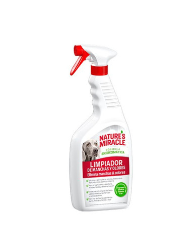 Nature's Miracle Eliminador de manchas e odores Cão 709ml