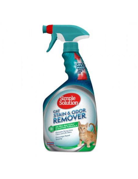 Removedor de Odores Simple Solution p/Gatos 750 ml