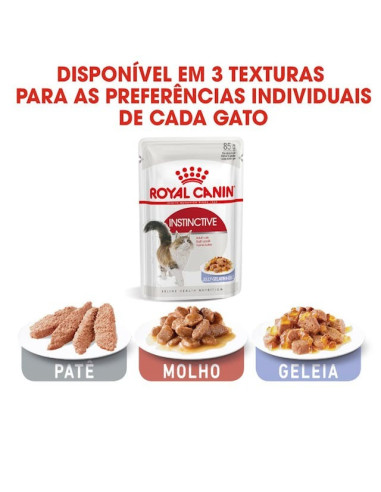 Royal Canin Gatos Instinctive Húmidos Saqueta 85g