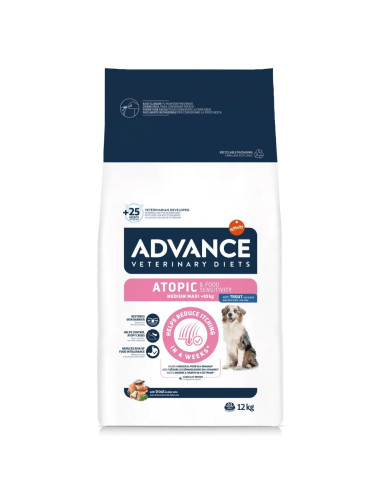 Advance Cão Atopic medium/maxi com truta