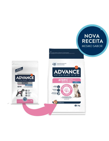 Advance Cão Atopic medium/maxi com truta