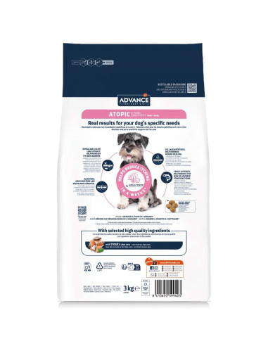 Advance Cão Atopic mini com truta
