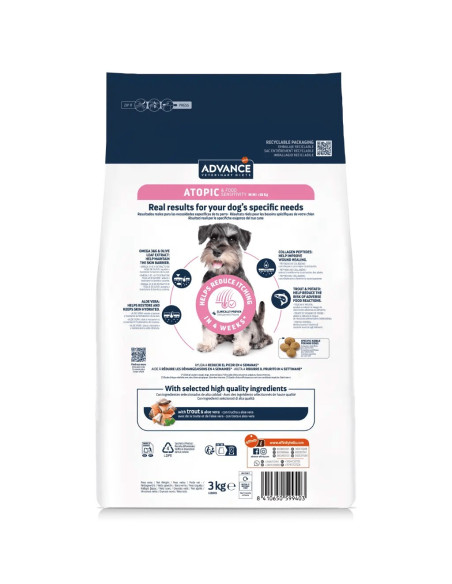 Advance Cão Atopic mini com truta