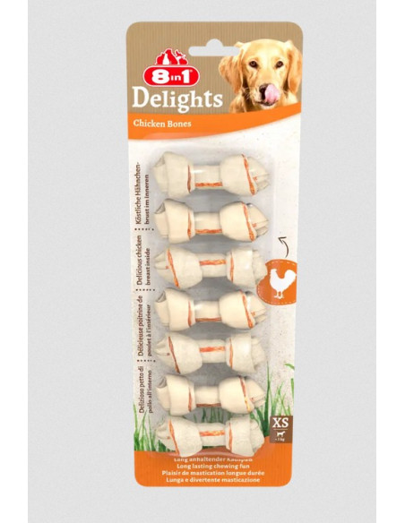 8in1 -  Delights XS 140g (7ossos)