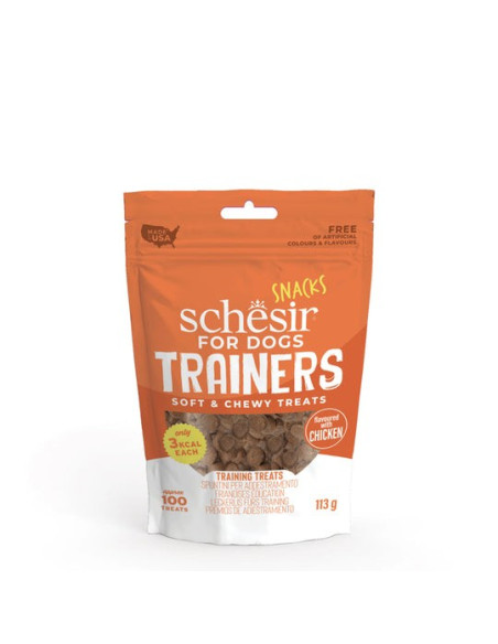 Schesir Snacks Cão Trainers 3kcal Frango 113gr