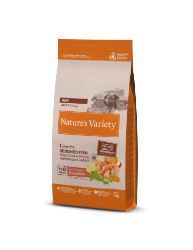 Nature's Variety Cão Sem Cereais Mini Adulto Salmão da Noruega