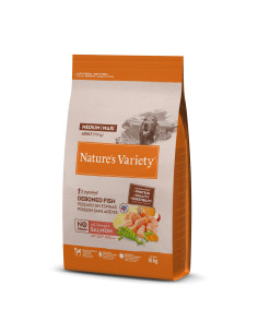 Nature's Variety Cão Sem Cereais Medium/Maxi Adulto Salmão da Noruega