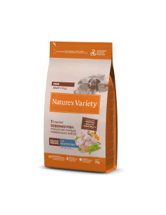 Nature's Variety Cão Cereais Saudáveis Mini Adulto Peixe Branco