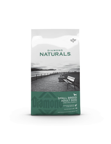 Diamond Naturals Cão Adulto Raças Pequenas Borrego e arroz