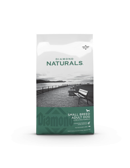 Diamond Naturals Cão Adulto Raças Pequenas Borrego e arroz