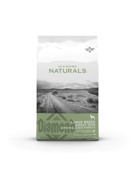 Diamond Naturals Cão Adulto Raças Grandes Cordeiro e arroz