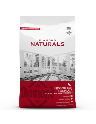 Diamond Naturals Gato Indoor Frango e arroz