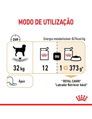Royal Canin Labrador Retriever Adult, Cão, Húmidos,  Adulto, Alimento/Ração