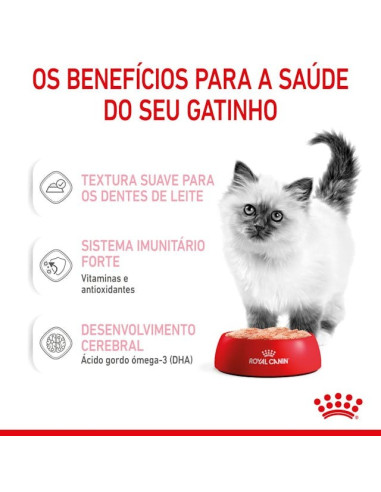 Royal Canin Gatinhos Loaf Húmidos Saquetas 85g x 12uni.