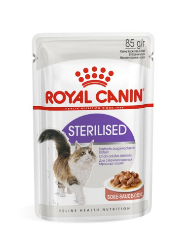 Royal Canin Gatos Sterilised (Gravy), Gatos, Húmidos, Adulto, Alimento