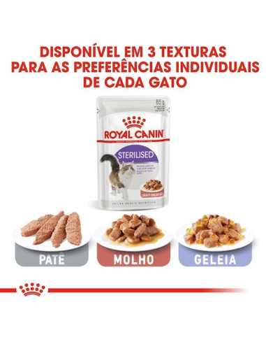 Royal Canin Gatos Sterilised (Gravy), Gatos, Húmidos, Adulto, Alimento