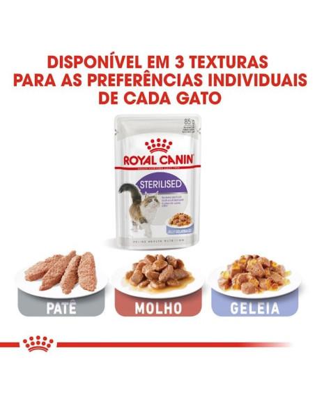 Royal Canin Gatos Sterilised (Jelly), Gatos, Húmidos, Adulto, Alimento
