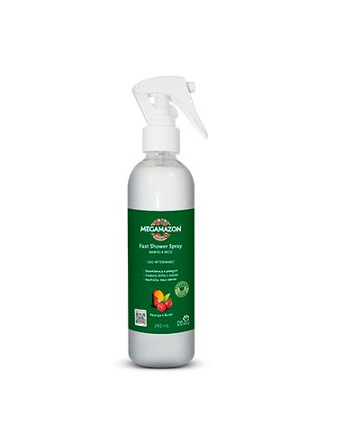 Megamazon Fast Shower Spray - Banho a Seco com Pitanga e Buriti 240ml