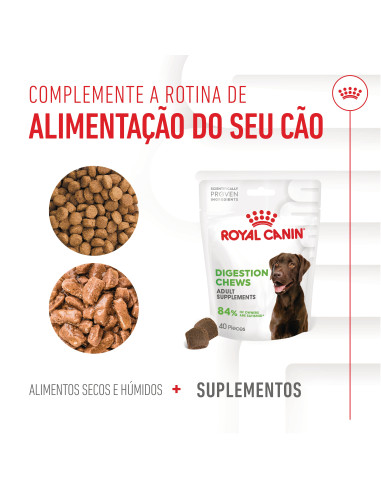 Royal Canin Cão Suplemento Digestion Adulto Chews 160gr