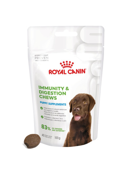Royal Canin Cão Suplemento Immunity Digestion Puppy Chews 100gr