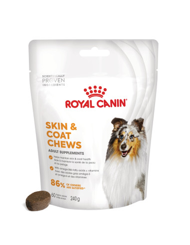 Royal Canin Cão Suplemento Skin & Coat Chews 240gr