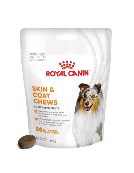 Royal Canin Cão Suplemento Skin & Coat Chews 240gr