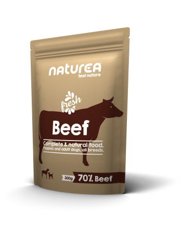 Naturea Cão WetFoods com Carne de Vaca 300 Gr.