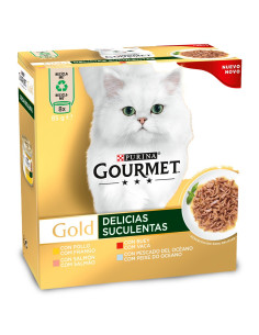 Purina Gourmet Gold Tartelette Seleção de Sabbores Pack 8x85gr.