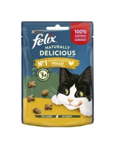 Purina Felix Snacks Gato Naturally Delicious Frango com erva gateira 50gr