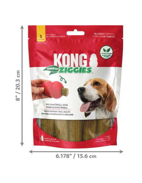Kong Snacks Ziggies p/rechear Brinquedos - S (XA62E)