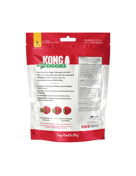 Kong Snacks Ziggies p/rechear Brinquedos - S (XA62E)