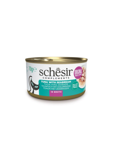 Schesir Gatos Húmidos Frango c/ Maçã 75gr