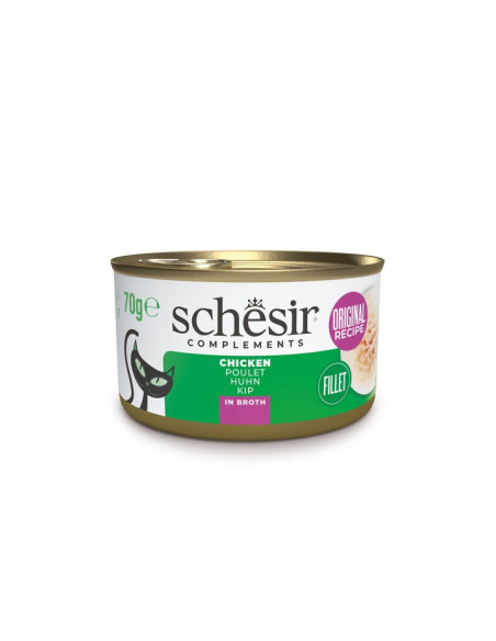 Schesir Gatos Húmidos Frango c/ Maçã 75gr