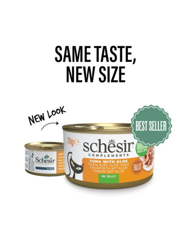 Schesir Gatos Húmidos Atum c/ Aloe 85gr