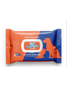 Pet Cleaning Toalhitas de Limpeza Argão e Camélia p/ Cão e Gato 35 uni.