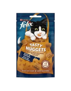 Purina Felix Snacks Gato Tasty Nuggets frango com pato 50gr