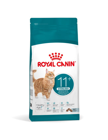 Royal Canin Ageing 11+ Sterilised, Gato, Seco, Sénior, Alimento/Ração