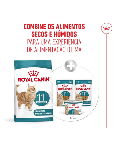 Royal Canin Ageing 11+ Sterilised, Gato, Seco, Sénior, Alimento/Ração