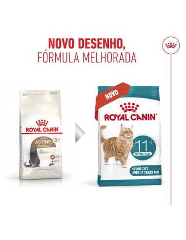 Royal Canin Ageing 11+ Sterilised, Gato, Seco, Sénior, Alimento/Ração